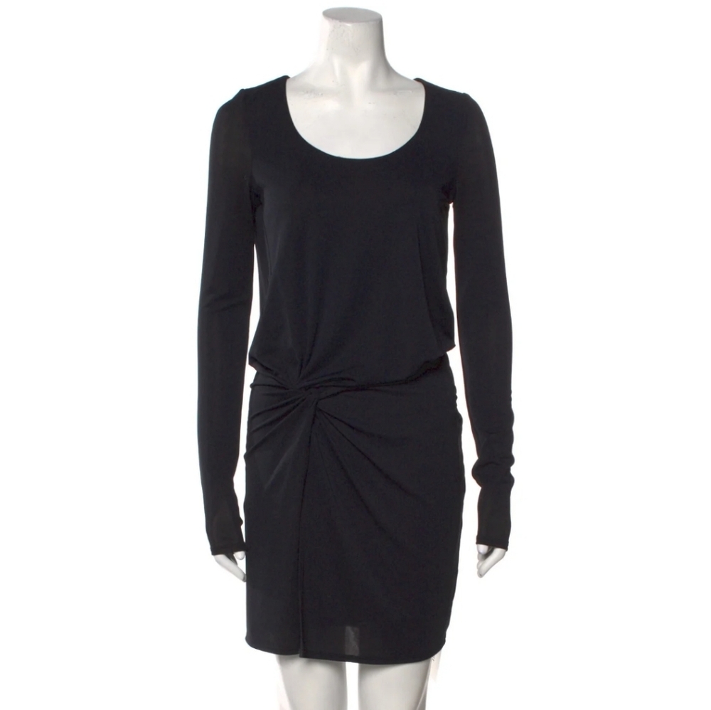 Halston Heritage Black Long Sleeve Dress